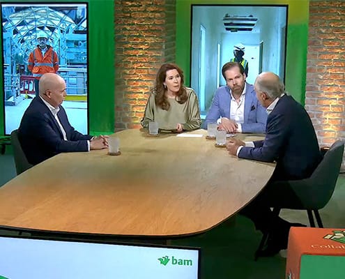 BAM meertalige livestream tafelsetting